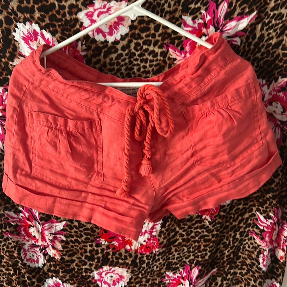 Very cute breathable orange beach shorts